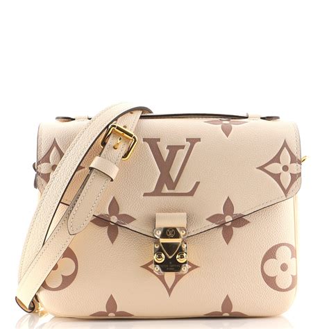 louis vuitton pochette metis bicolor monogram empreinte leather|louis Vuitton Monogram canvas pochette.